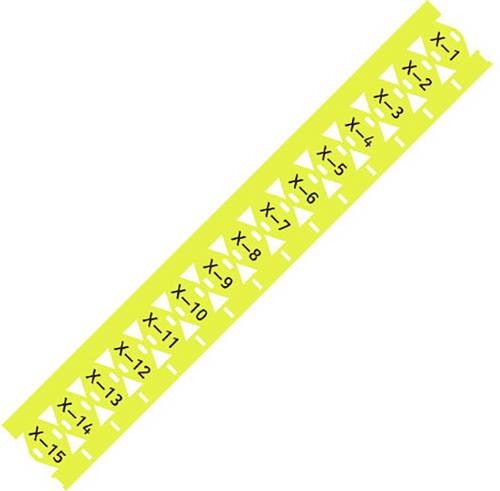 WAGO 211-835/000-002 211-835/000-002 Kabelmarkierungssystem Beschriftungsfläche: 25 x 10mm Gelb Anzahl Markierer: 500 500St.