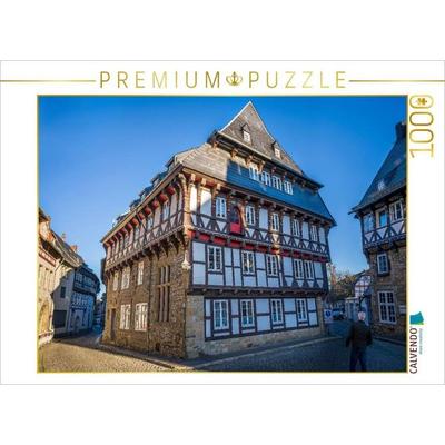 CALVENDO Puzzle Fachwerkhaus in der Altstadt von Goslar | 1000 Teile Lege-Größe 64x48cm Foto-Puzzle für glückliche Stunden