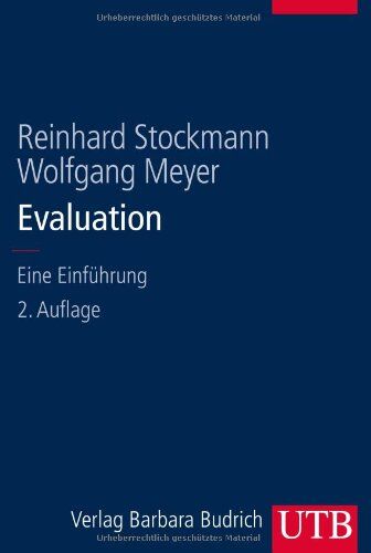 Reinhard Stockmann - Evaluation. Eine Einführung - Preis vom 19.10.2026 19:33:35 h
