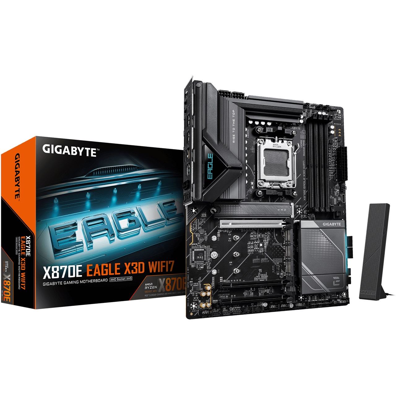 Gigabyte Eagle X3D WIFI7 AMD X870E So.AM5 DDR5 ATX Retail