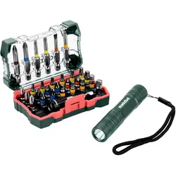 Metabo Bit-Box SP, 29 teiliges Set + Mini Flash light - 626721000