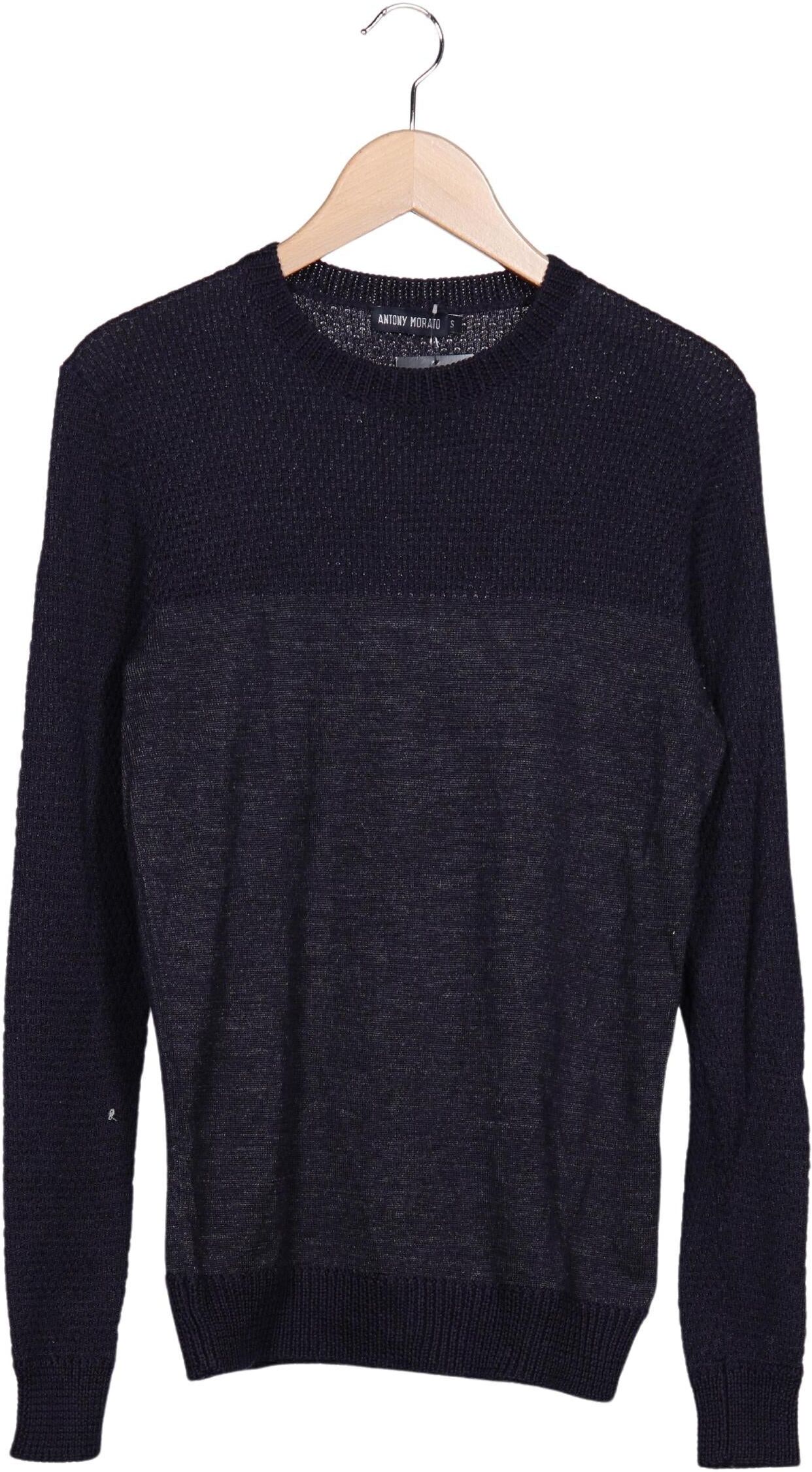Antony Morato Herren Pullover, Marineblau, Gr. S, Wolle / Synthetik - Second Hand
