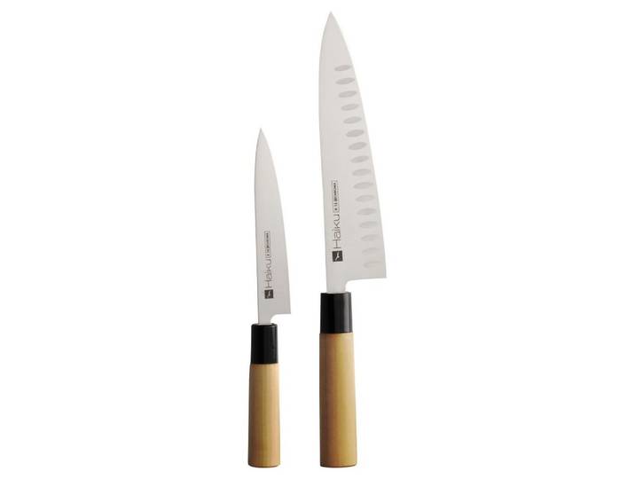 CHROMA Messer-Set Haiku Messer-Set: Kochmesser Kullen + kleines Fischmesser (Spar-Set, 2-tlg)