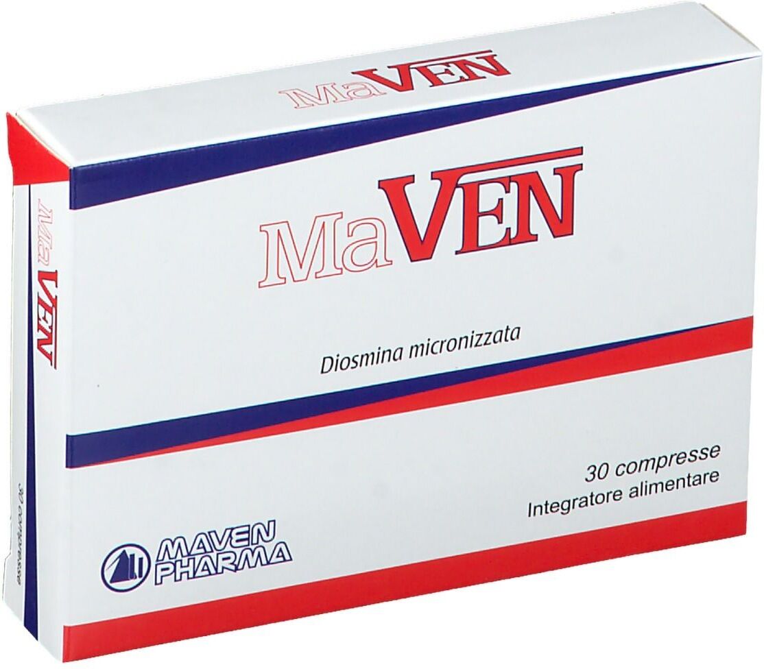 MAVEN PHARMA Srl MaVEN Diosmina Micronizzata, 30 Compresse – Integratore per il Microcircolo