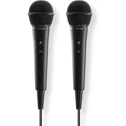 kabelgebunden  046002 Karaoke Kabelgebunden Karaoke-Mikrofon 3,5 mm (1/8")  Schwarz (Schwarz)