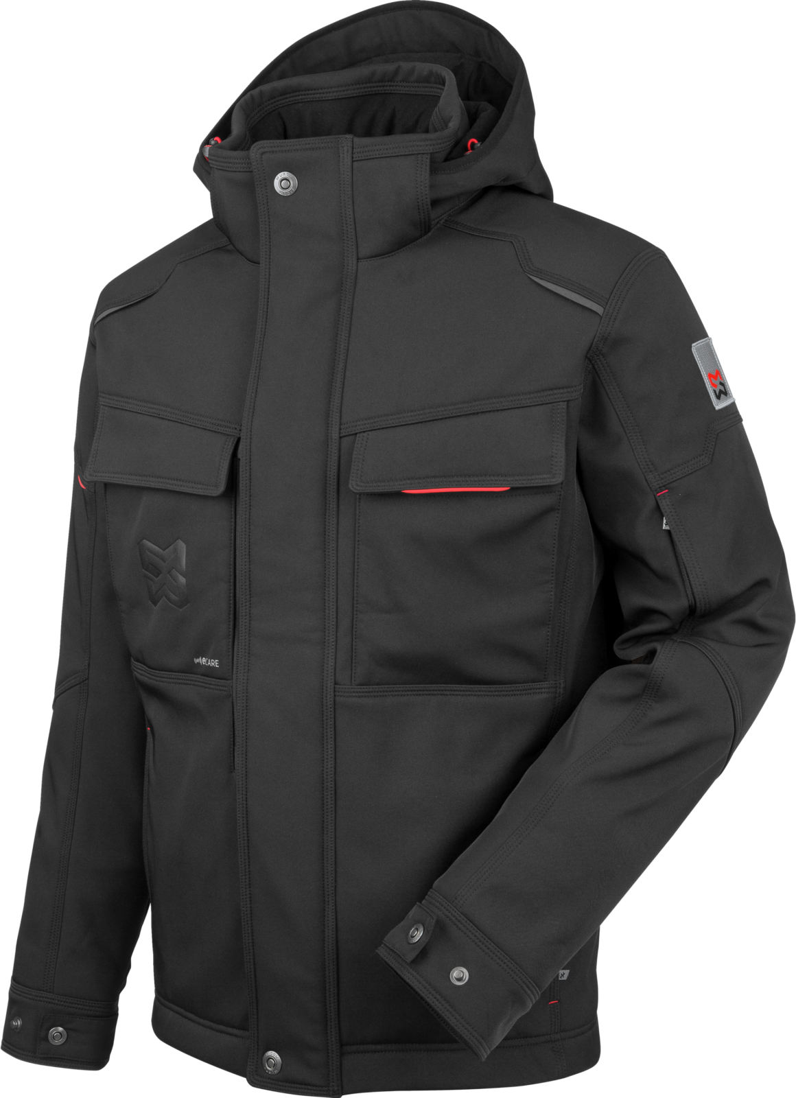 Softshell de travail Würth MODYF matelassée Scorpius noire Noir