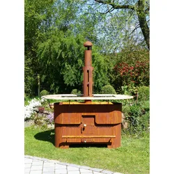 Badeko Feuertheke in Edelrostoptik
