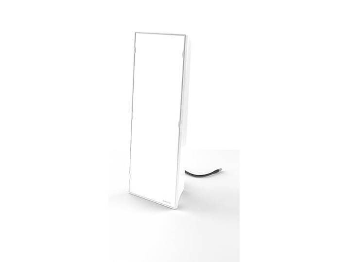 DAYVIA Lampe de Luminothérapie LED SLIMSTYLE\, Simulation de la Lumière du Jour\, 3 Niveaux d'Intensité Ajustables\, Design Élégant\, Format Compact Blanc\, Agréement CE Médical et Fabrication Française