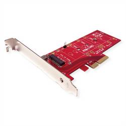 ROLINE PCIe 4.0 x4 3.3V5A Host Adapter für PCIe-NVMe M.2 110mm SSD 15.06.2196