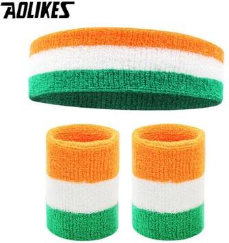 Inspire Essentials AOLIKES Sports Headband And Wristbands Moisture Wicking Sweatband Set For Running Gym Basketball And Fitness 19