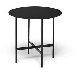 BETA Beistelltisch rund Small RAL 9005 tiefschwarz