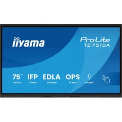 IIYAMA ProLite TE7515A-B1AG Interaktiver Business Touch Monitor, Schwarz