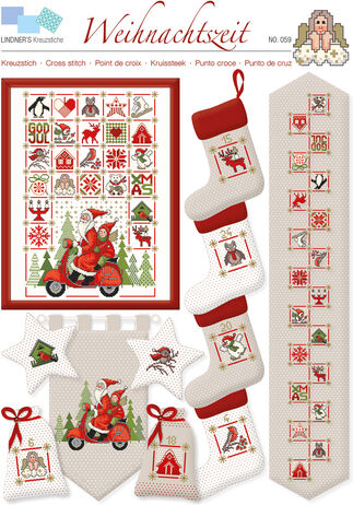Stickvorlage "Weihnachtszeit"