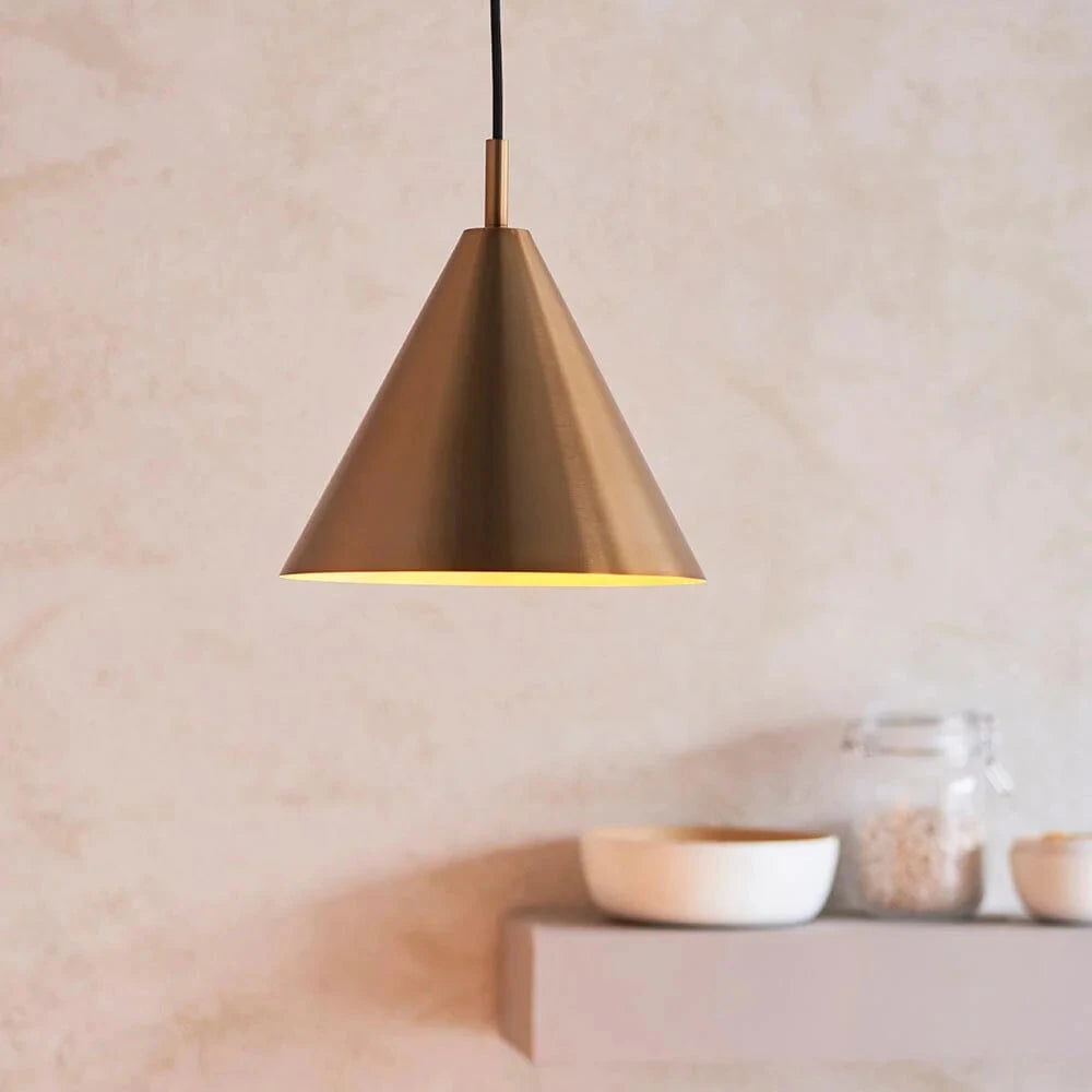In Stock - Devonte Gold Pendant Ceiling Light