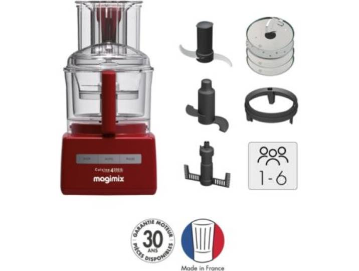 Magimix - Robot Multifonction Cs 4200 Xl 18474f Rouge