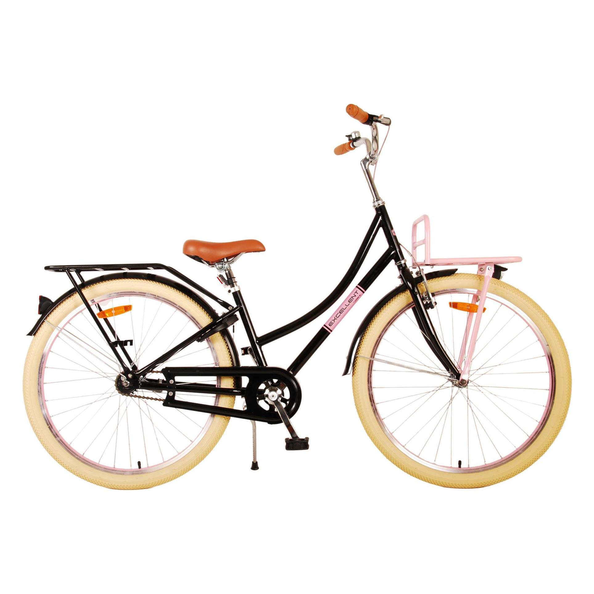 Volare Excellent Kinderfiets - Meisjes - 26 inch - Zwart (26") (26130)