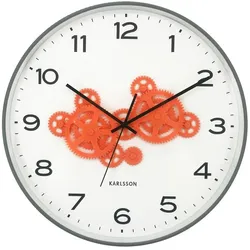 Karlsson, Wanduhr, Wall Clock Open Gear