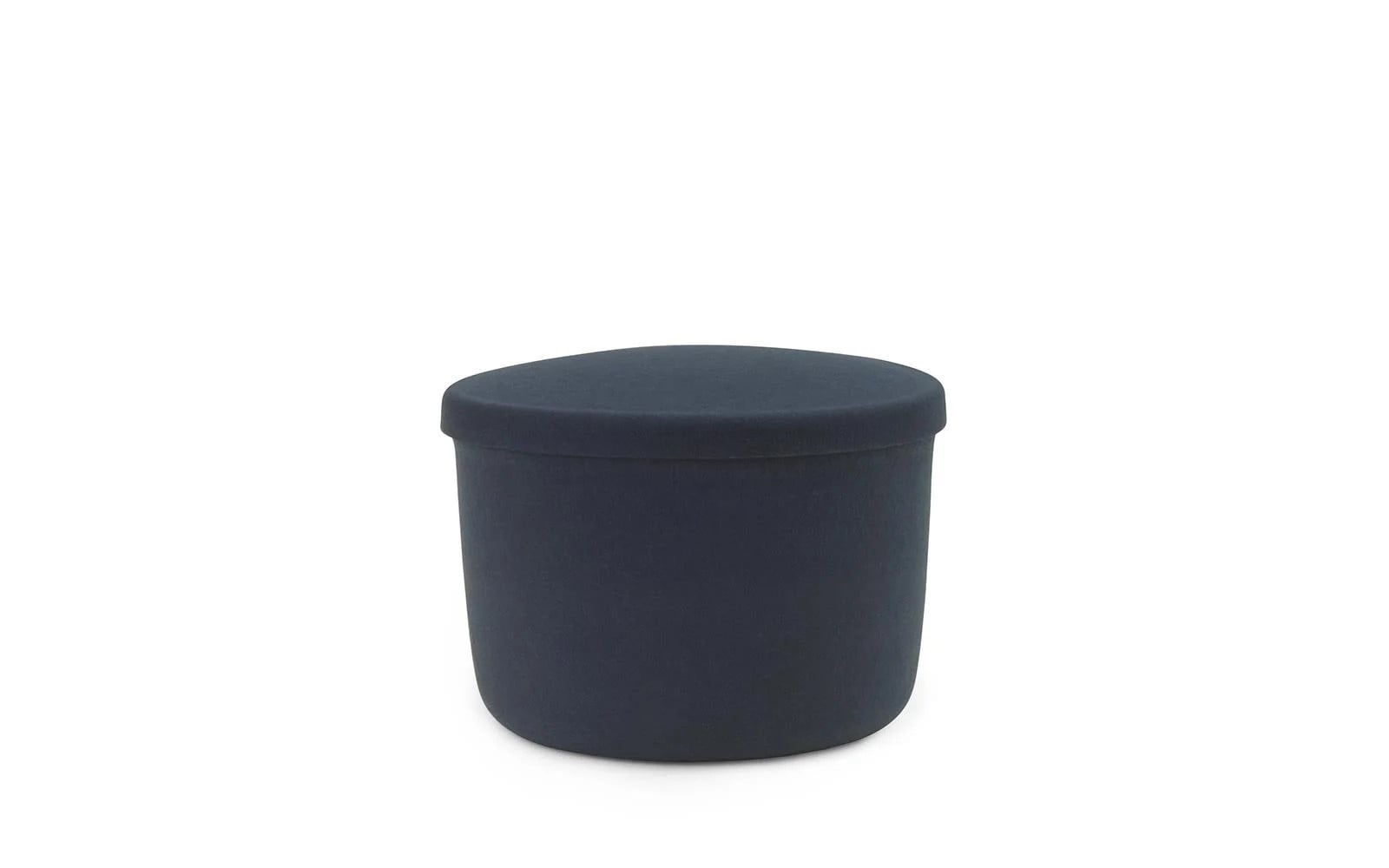Normann Copenhagen Hide opbergpoef steel blue small