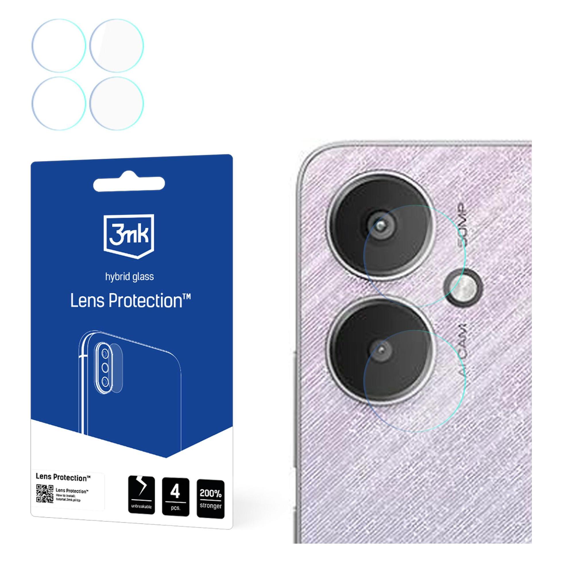 3MK Lens Protect Redmi 13C 5G Ochrona na obiektyw aparatu 4szt (4 Stk., Xiaomi Redmi 13C 5G) (W-3LenProt-Re13C1-0)