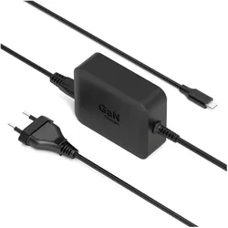 Port Designs Port Netzteil GaN 100W - kompatibel mit Dell, EU-Stecker (100 W), Notebook Netzteil, Schwarz