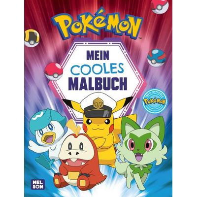 Pokémon Activity-Buch: Mein cooles Malbuch, Taschenbuch von , Nelson, 978-3-8451-2900-6