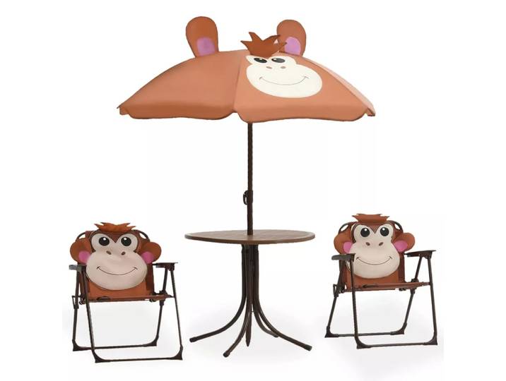 VidaXL - Gartenmöbel set gewebe, One Size, Braun