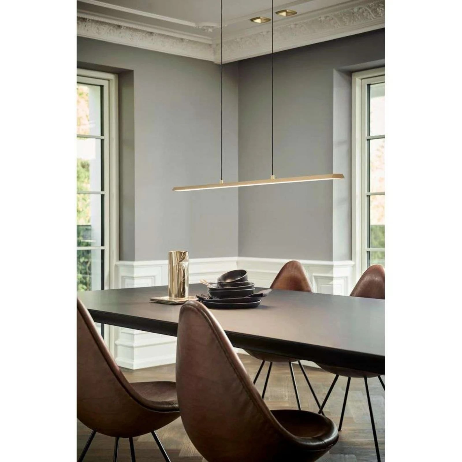 LIGHT-POINT Slim S1500 Hanglamp Brass - Aluminium - LED - Langwerpig