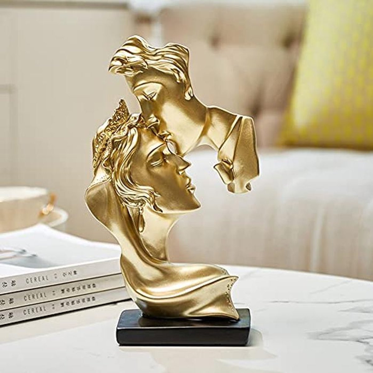 Abstracte Kus Sculptuur Rom - Creatieve Romantische Decoratie voor op Tafel