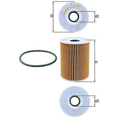 Mahle Ölfilter [Hersteller-Nr. OX254D5] für Porsche