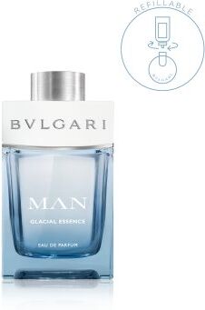 Bvlgari Man Glacial Essence Eau de Parfum recarregável para homens 100 ml. Man Glacial Essence