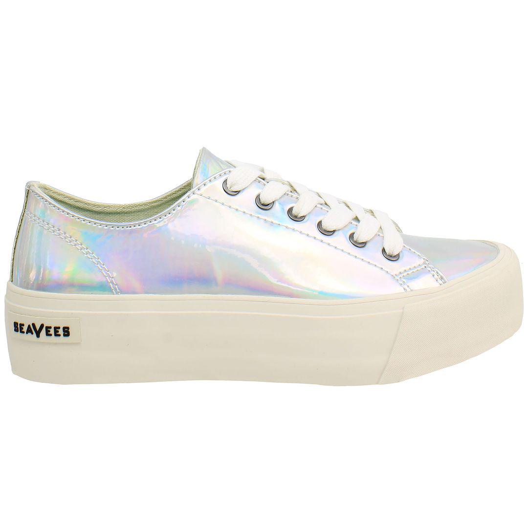 Seavees Monterey Platform Sun Valley Dames Zilveren Schoenen