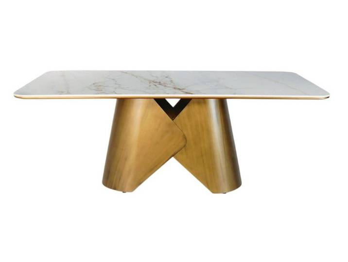JVmoebel Esstisch Eleganter Esstisch Küchentisch Abgerundeter Holztisch, Made in Europa