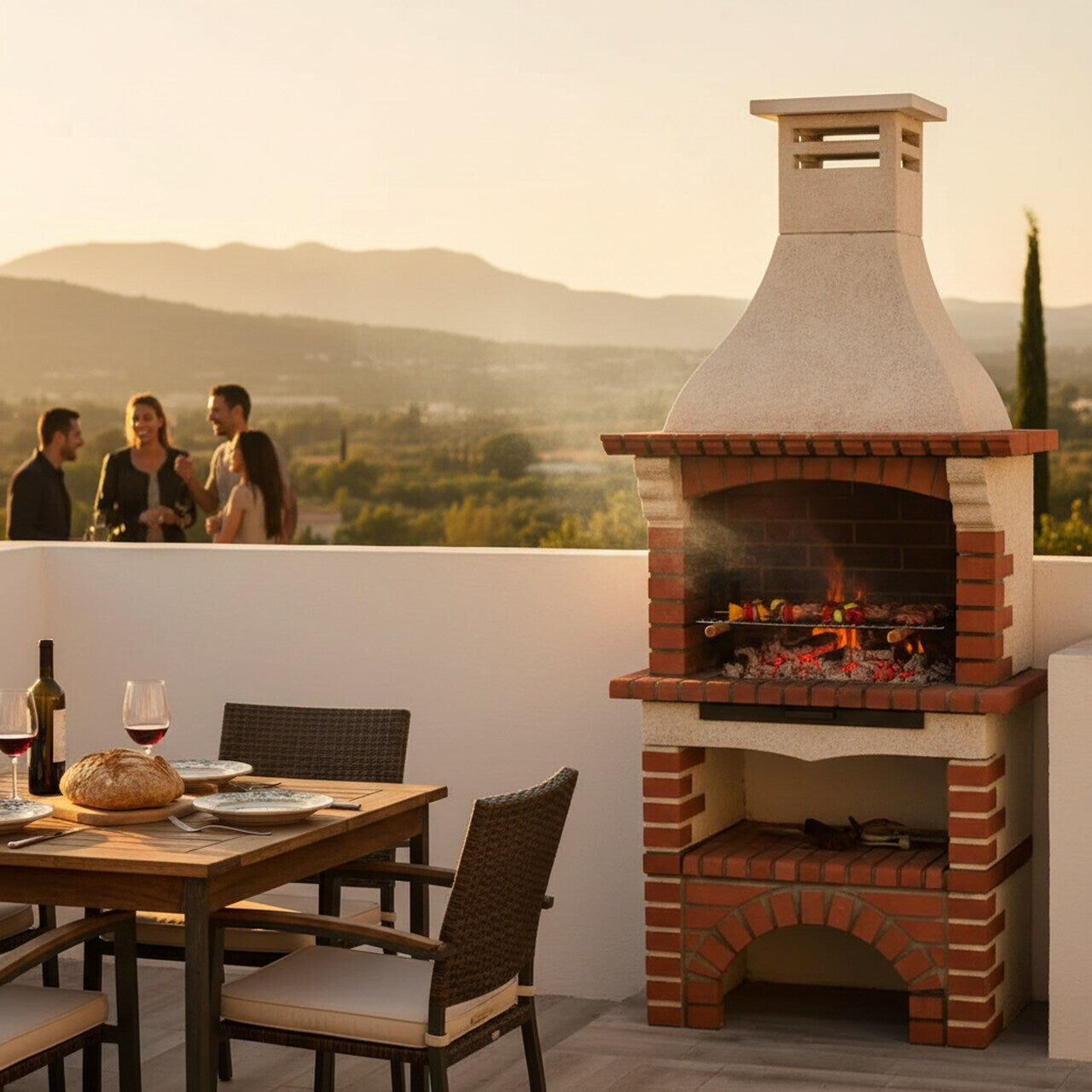 My-Barbecue Churrasqueira em Tijolos Portuguesa CE1050F