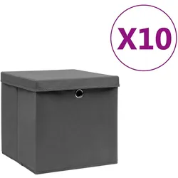 vidaXL, Aufbewahrungsbox, Dasenin (10 Stück) (10x, 28 x 28 x 28 cm)