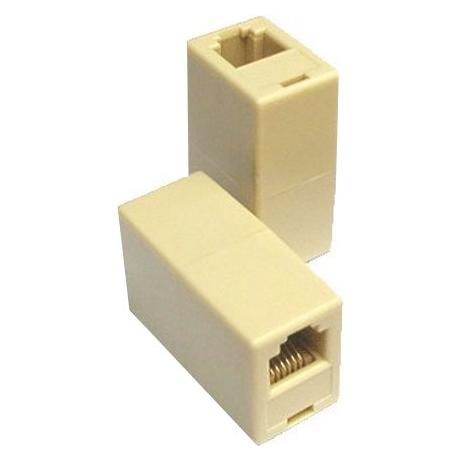 Datacom Connector 2 x RJ12 (6p6c) Cat3 plastic (Netzwerk Kupplung) (50271009112)