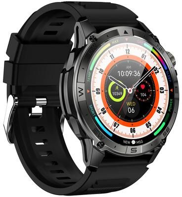 Uplift Treasures VALDUS VG40 Pro AMOLED GPS Bluetooth Calling Smartwatch black