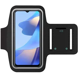 SmartFitness Oppo A16 Handy Sport Armband, Smartphone Sportarmband, Schwarz