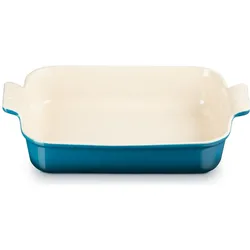 Le Creuset Auflaufform Tradition 2,3 Liter, Auflaufform, Türkis