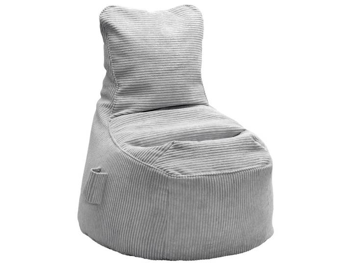 Sitzsack Grau Textil
