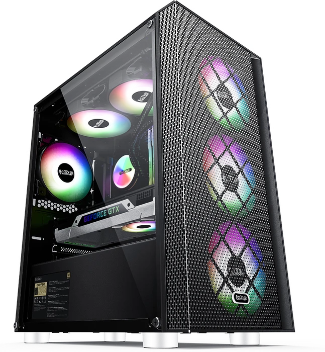 PCCOOLER Platinum MM200MESH Schw