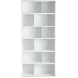 Design-Bücherregal Holz Weiß EPURE