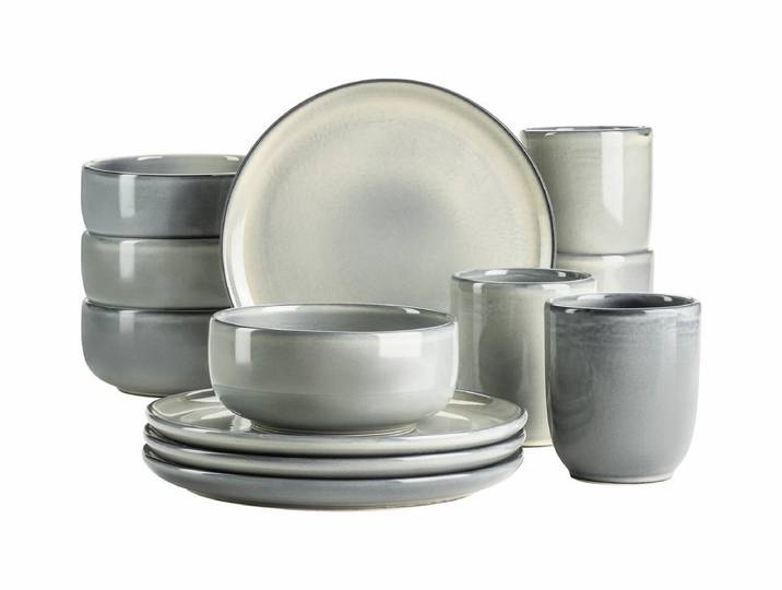 Mäser Livio 12-teilig Frühstücksgeschirr Set Grün