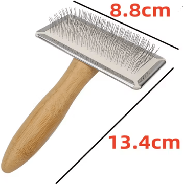 Inspire Essentials PawEase Solid Wood Pet Grooming Comb 8.8 Cm