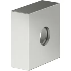 KEUCO Verlängerungs-Rosette für G 1/2 Anschlüsse UP, Rosettenform eckig, 59545060282, Farbe: Edelstahl-finish