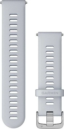 Garmin Quick Release (22 mm) Silikon, Whitestone - Silver