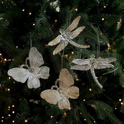 Uplift Treasures Butterfly Christmas Ball Hanging Ornament s5