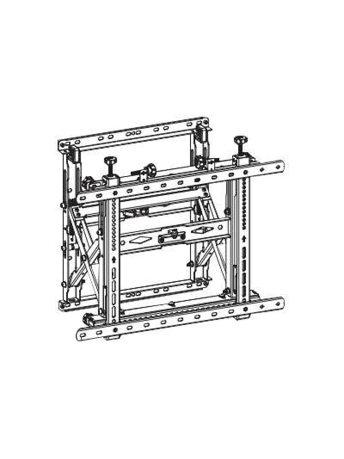Neomounts WL95-900BL16 - mounting kit - for LCD display - Max 70 kg - recommended for 75"