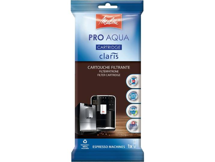 Melitta Claris waterfilter voor kovolautomatische espressomachines 1 stuk