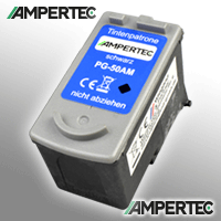 Ampertec Tinte ersetzt Canon PG-40 / PG-50 schwarz PG-50AM