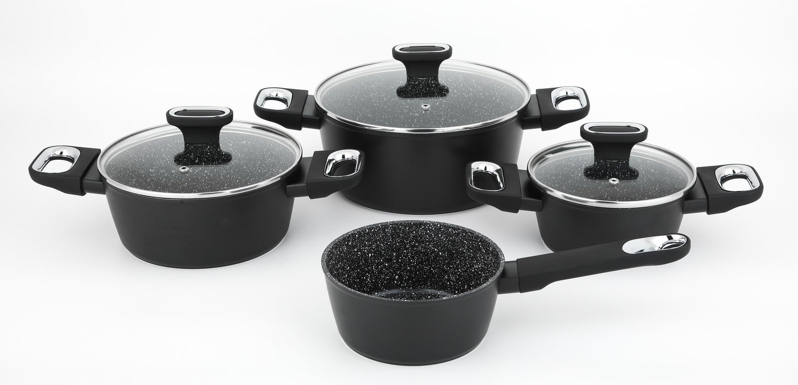 Carl Schmidt Sohn MARBURG 7-delig antiaderend aluminium kookset